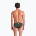 Slip da bagno arena Poseidonia da uomo salvia scura/bianco scuro 6