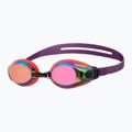 Occhiali da nuoto Arena Zoom X-Fit Mirror rame/corallo brillante/prugna