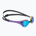 Occhiali da nuoto Arena Cobra Ultra Swipe Mirror smeraldo/plum/cyber lime