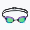 Occhiali da nuoto Arena Cobra Swipe Mirror smeraldo/prugna/nero 2