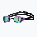 Occhiali da nuoto Arena Cobra Swipe Mirror smeraldo/prugna/nero