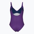 Costume da bagno intero donna arena Abyss U Back multi plum/plum 2