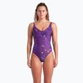 Costume da bagno intero donna arena Abyss U Back multi plum/plum 5
