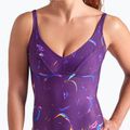 Costume da bagno intero donna arena Abyss U Back multi plum/plum 8