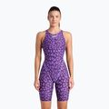 Costume intero donna arena Powerskin ST Next LE Open Back leopardato viola
