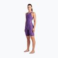 Costume intero donna arena Powerskin ST Next LE Open Back leopardato viola 2