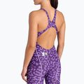 Costume intero donna arena Powerskin ST Next LE Open Back leopardato viola 5