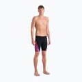 Maglia da bagno stampata arena da uomo nero/fucsia multi 5