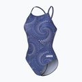 Costume da bagno intero donna arena Fireflow Lightdrop Back navy/team navy 3