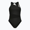 Costume da bagno intero donna arena Mesh Angle Vent Back B nero
