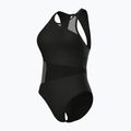 Costume da bagno intero donna arena Mesh Angle Vent Back B nero 4