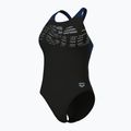 Costume intero donna arena Flowing V Back nero/navy 4