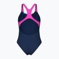 Costume intero donna arena Bloom Swim Pro Back Lb multi navy/navy/ rosa shocking 2