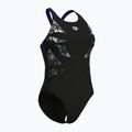 Costume intero donna arena Graphic V Back nero/navy 3