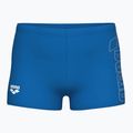 Boxer da nuoto con logo arena per bambini Corto blu fiume/bianco