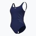 Costume intero Arena Isa Squared Back navy/ice da donna 4