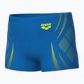 Boxer bambino arena Poseidonia Swim Short blu fiume/artic lime 3