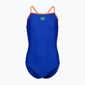 Costume da bagno intero bambino arena Light Drop Solid neon blue/team orange/team orange