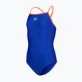 Costume da bagno intero bambino arena Light Drop Solid neon blue/team orange/team orange 3