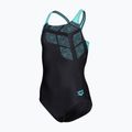 Costume da bagno intero bambino arena Kikko Swim Pro Back black/water 3