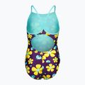 Costume da bagno intero per bambini arena Spring Lightdrop Back plum multi/water 2