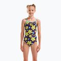 Costume da bagno intero per bambini arena Spring Lightdrop Back plum multi/water 5