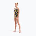 Costume da bagno intero per bambini arena Spring Lightdrop Back plum multi/water 6