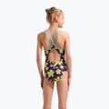 Costume da bagno intero per bambini arena Spring Lightdrop Back plum multi/water 7