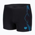 Boxer da nuoto uomo arena Graphic Swim Short black/turquoise 3