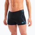 Boxer da nuoto uomo arena Graphic Swim Short black/turquoise 8