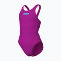 Costume da bagno intero bambino Arena Team Swim Tech Solid very fuchsia/water 3