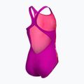 Costume da bagno intero per bambini arena Multi Colours V Back pink multi/very fuchsia 4