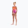Costume da bagno intero per bambini arena Multi Colours V Back pink multi/very fuchsia 6
