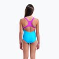Costume da bagno intero bambino arena Kikko Swim Pro Back turquoise/very fuchsia 7
