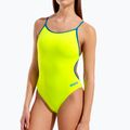 Costume da bagno intero donna Arena Lace Back Solid artic lime/blue cosmo 8