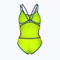 Costume da bagno intero donna arena One Double Cross Back One Piece artic lime/plum/blue cosmo 2