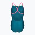 Costume da bagno intero bambino arena Light Drop Solid deep teel/shocking pink/verbena 2