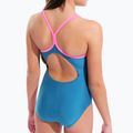 Costume da bagno intero bambino arena Light Drop Solid deep teel/shocking pink/verbena 9