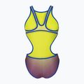 Costume da bagno intero donna arena One Shaded Print Tech One Back artic lime violetta multi/neon blue 2