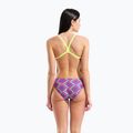 Costume da bagno intero donna arena Floral Challange Back violet multi/artic lime 3