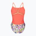 Costume da bagno intero donna arena Painting Lace Back multi/bright coral 2