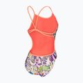 Costume da bagno intero donna arena Painting Lace Back multi/bright coral 4
