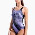 Costume da bagno intero donna arena Night Light U Back blue multi/black 4