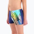 Costume da bagno boxer da bambino arena Loud Swim Short navy/multi 4