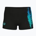 Costume da bagno boxer da bambino arena Loud Swim Short black/black multi