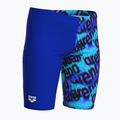  Costume da nuoto jammer da bambino arena Crowded Swim Jammer neon blue/neon blue multi 4