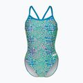 Costume da bagno intero donna arena Snake Skin Challenge blue cosmo multi/blue cosmo