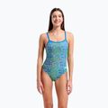 Costume da bagno intero donna arena Snake Skin Challenge blue cosmo multi/blue cosmo 5