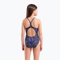 Costume da bagno intero bambino arena Fireflow Lightdrop Back navy/team navy yellow 7