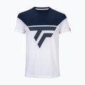Camicia da tennis da uomo Tecnifibre 22TRAITEE Training bianco/marino